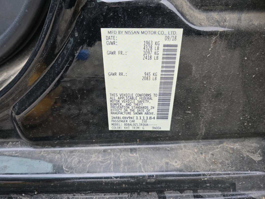 Car Image 2019 NISSAN ALTIMA