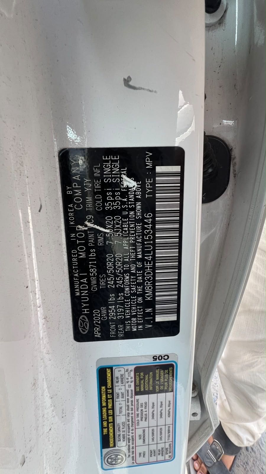 Car Image 2020 HYUNDAI PALISADE