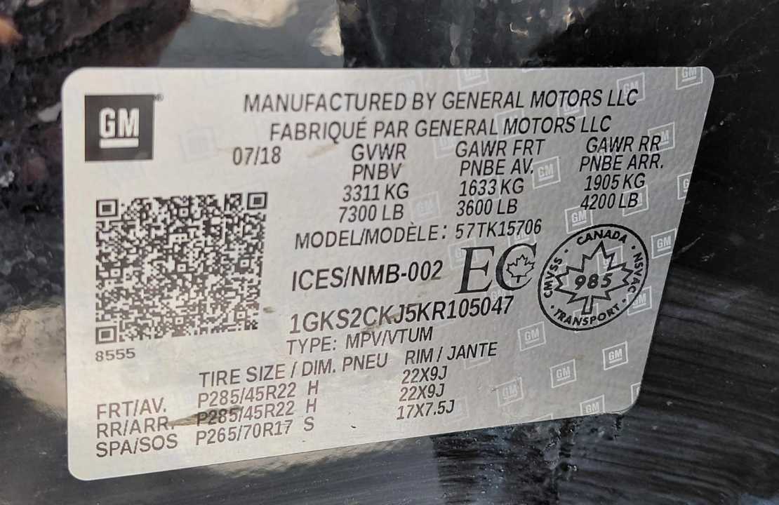 Car Image 2019 GMC YUKON
