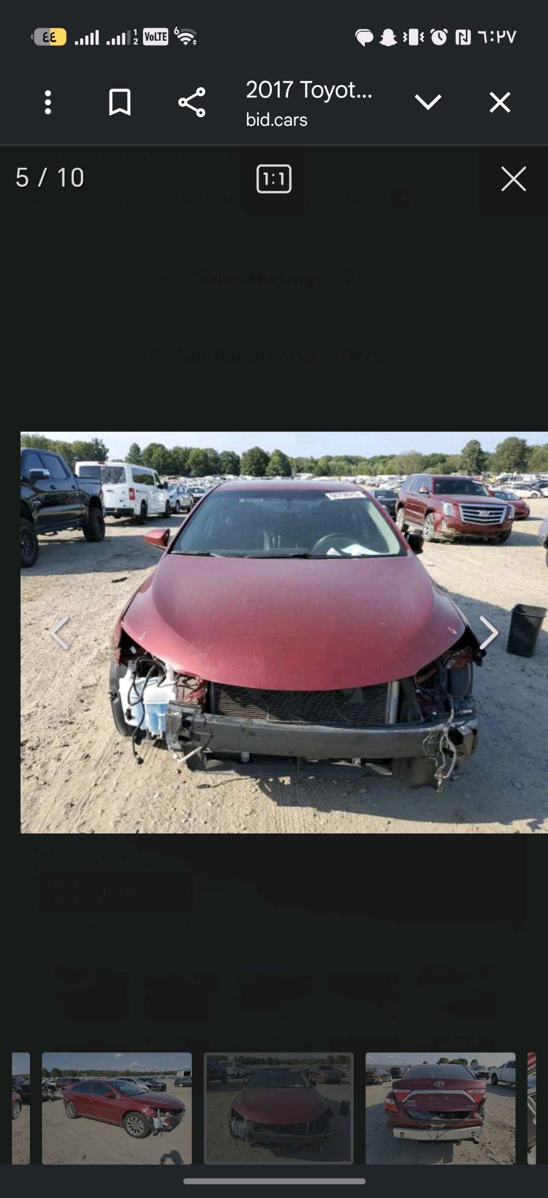 Car Image 2017 TOYOTA CAMRY XLE