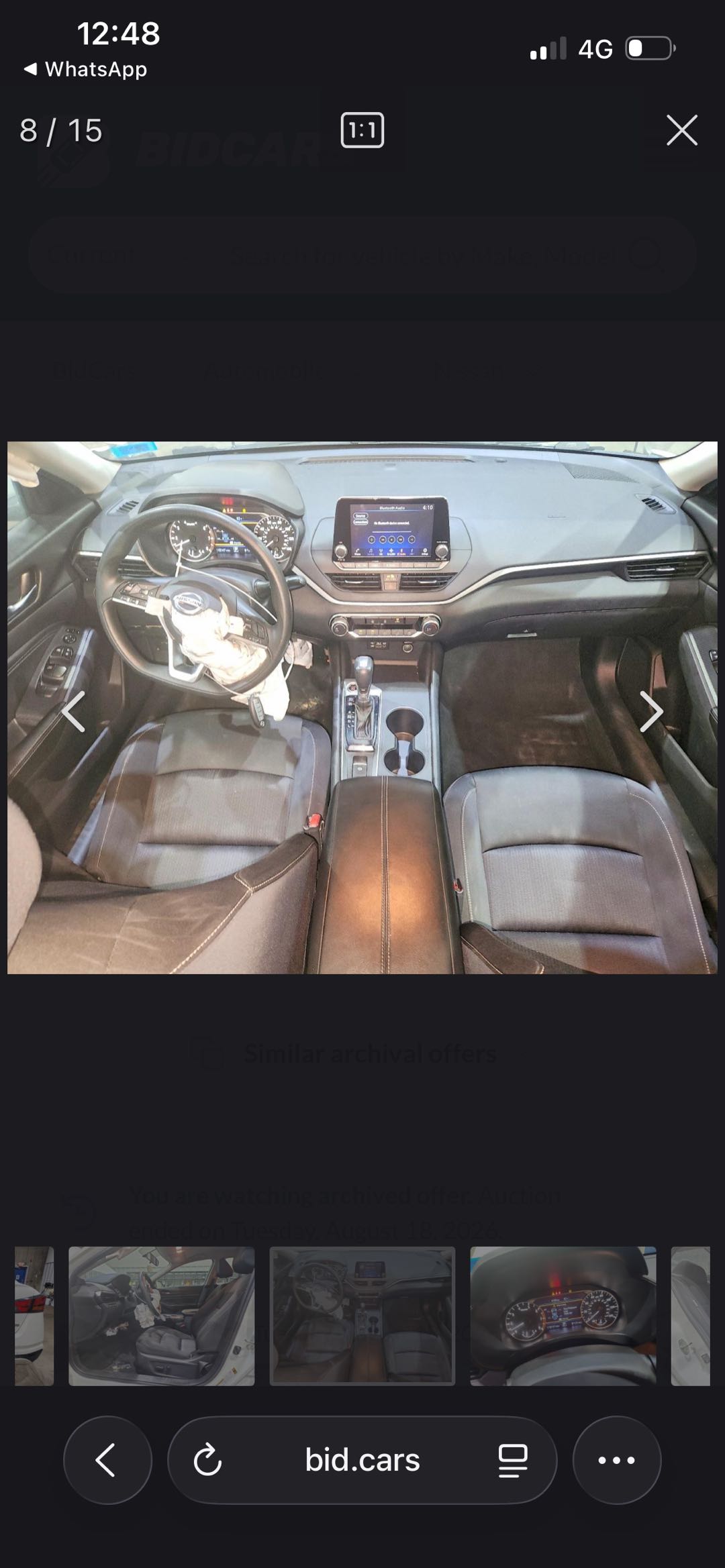 Car Image 2019 NISSAN ALTIMA