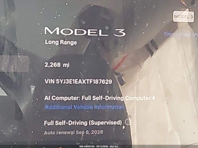 Car Image 2026 TESLA Model 3