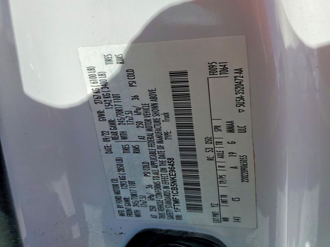 Car Image 2022 FORD F-150