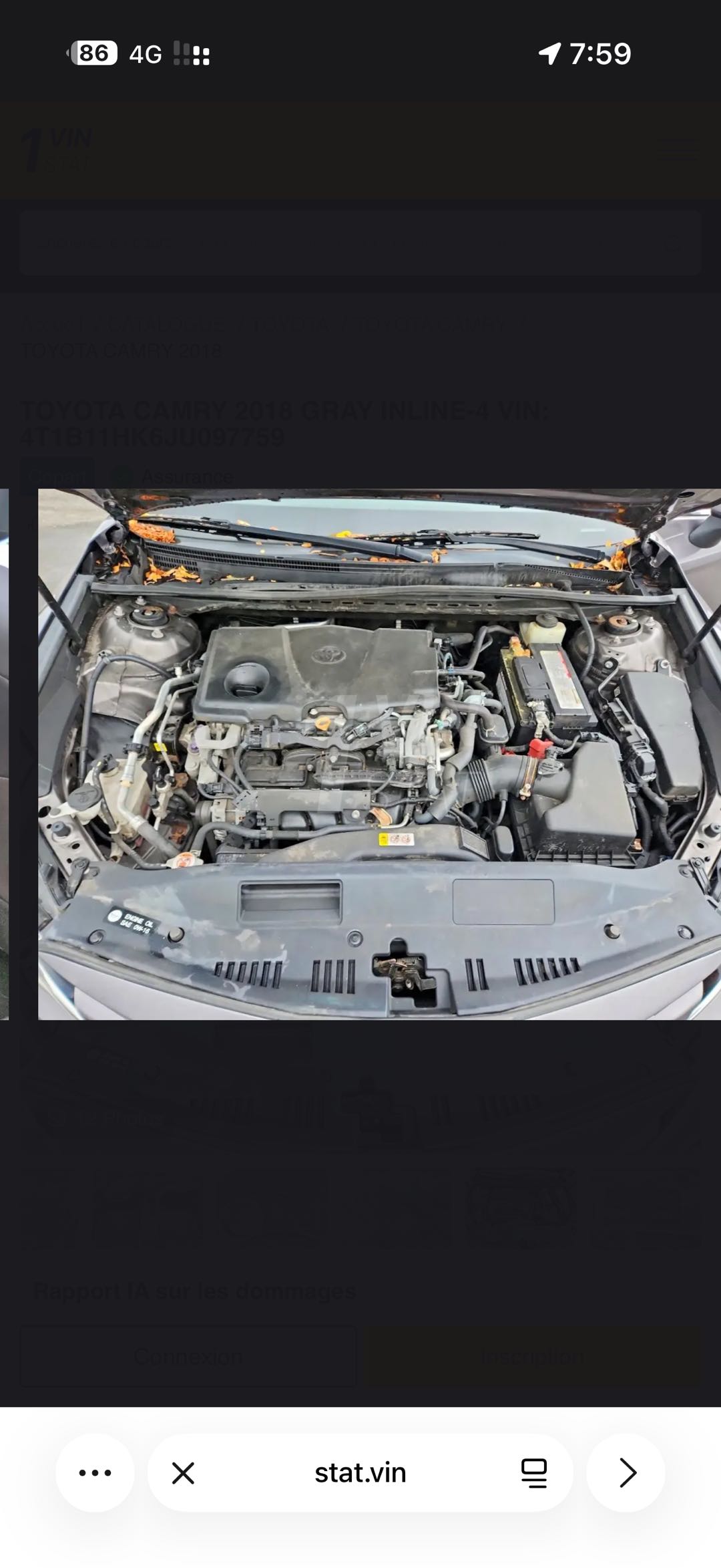 Car Image 2018 TOYOTA CAMRY