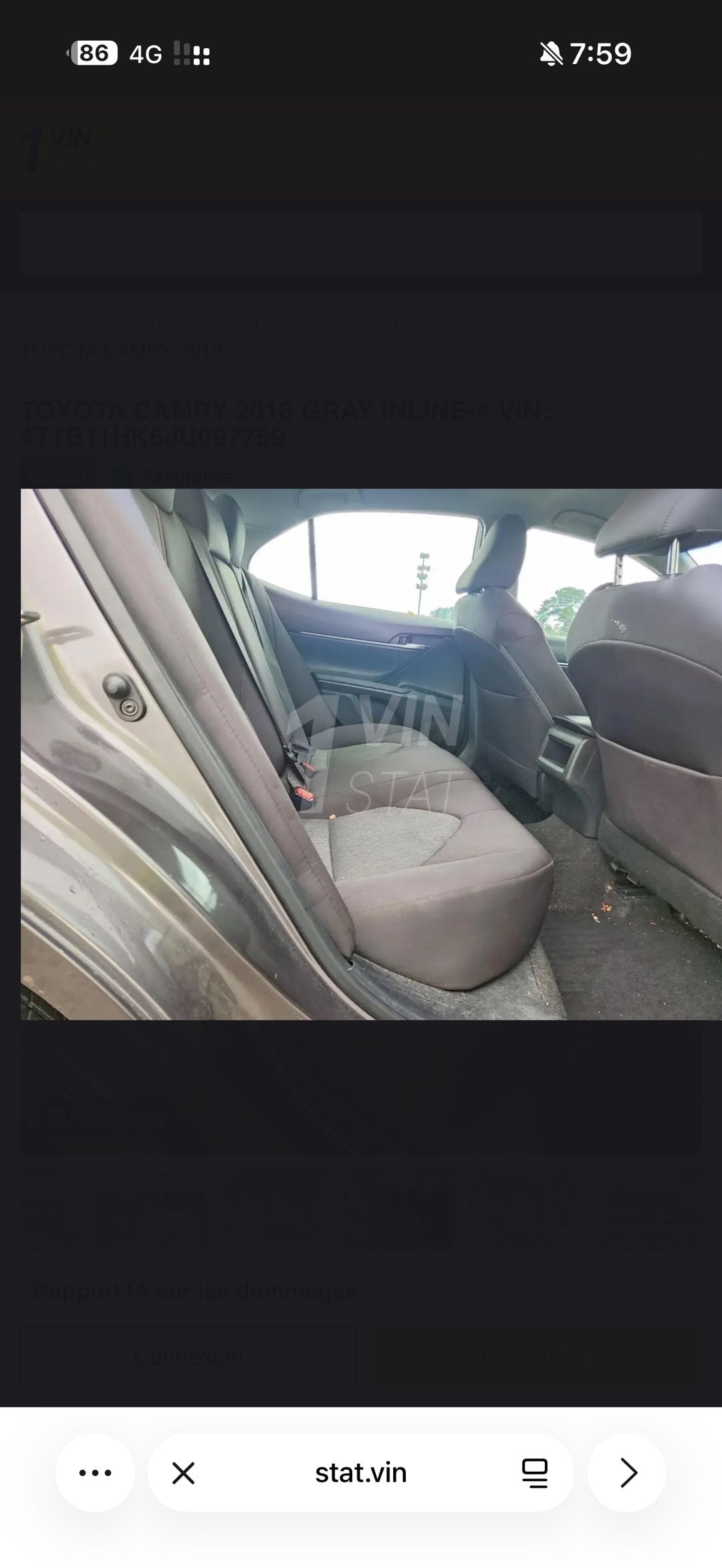 Car Image 2018 TOYOTA CAMRY