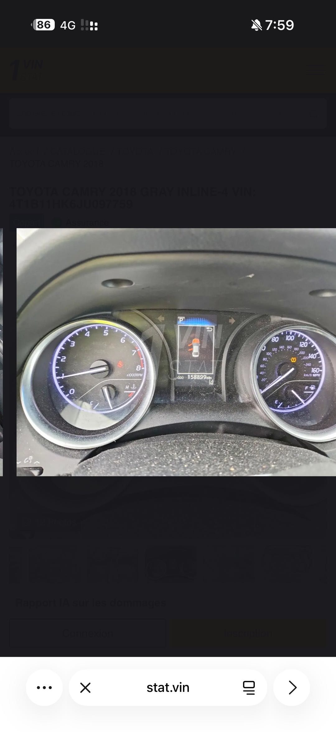 Car Image 2018 TOYOTA CAMRY