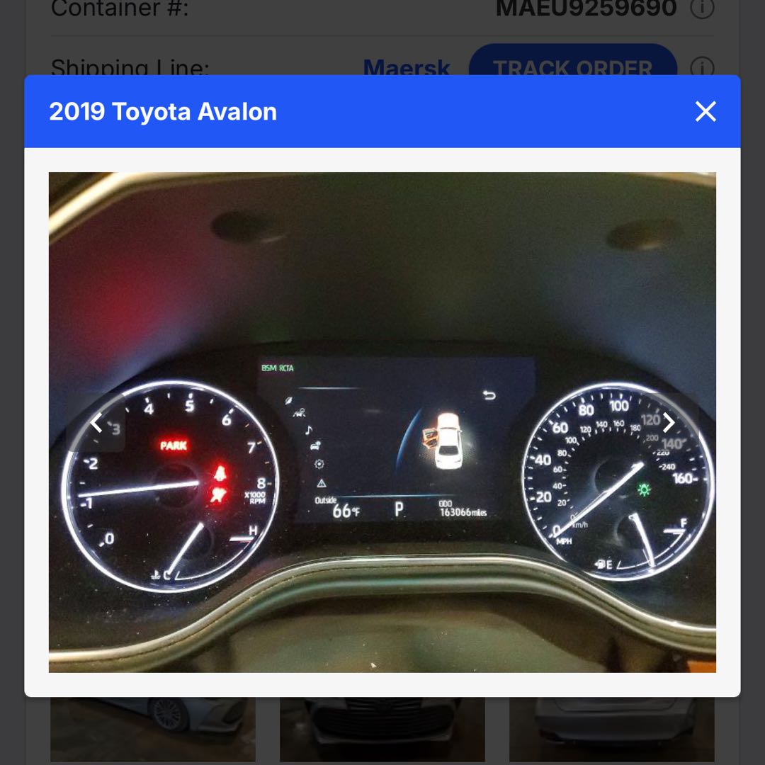 Car Image 2019 TOYOTA AVALON