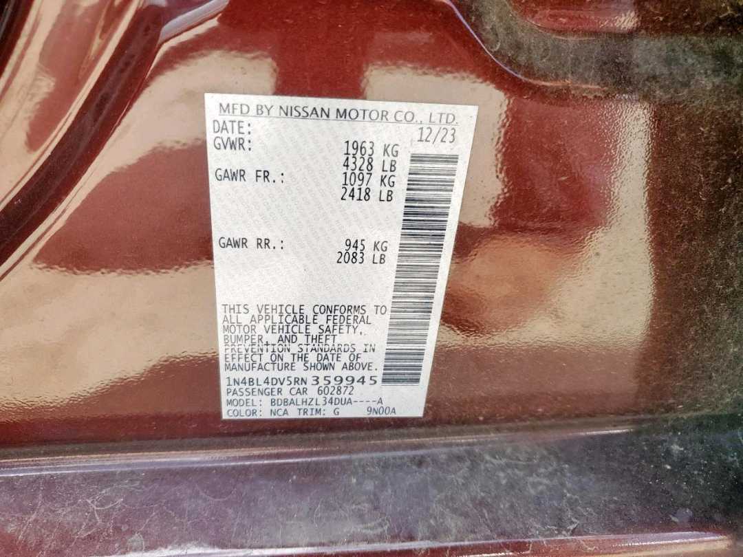 Car Image 2024 NISSAN ALTIMA