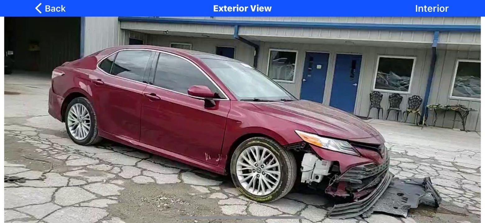 Car Image 2019 TOYOTA CAMRY XLE