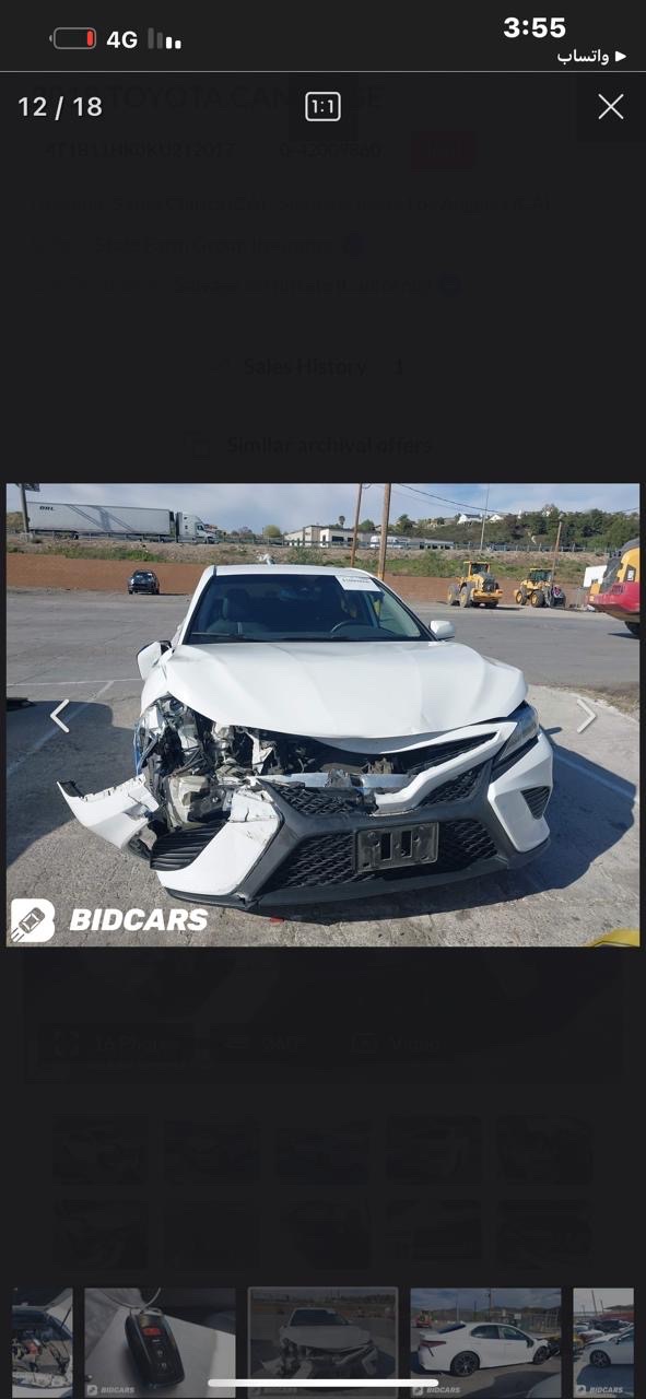 Car Image 2019 TOYOTA CAMRY SE
