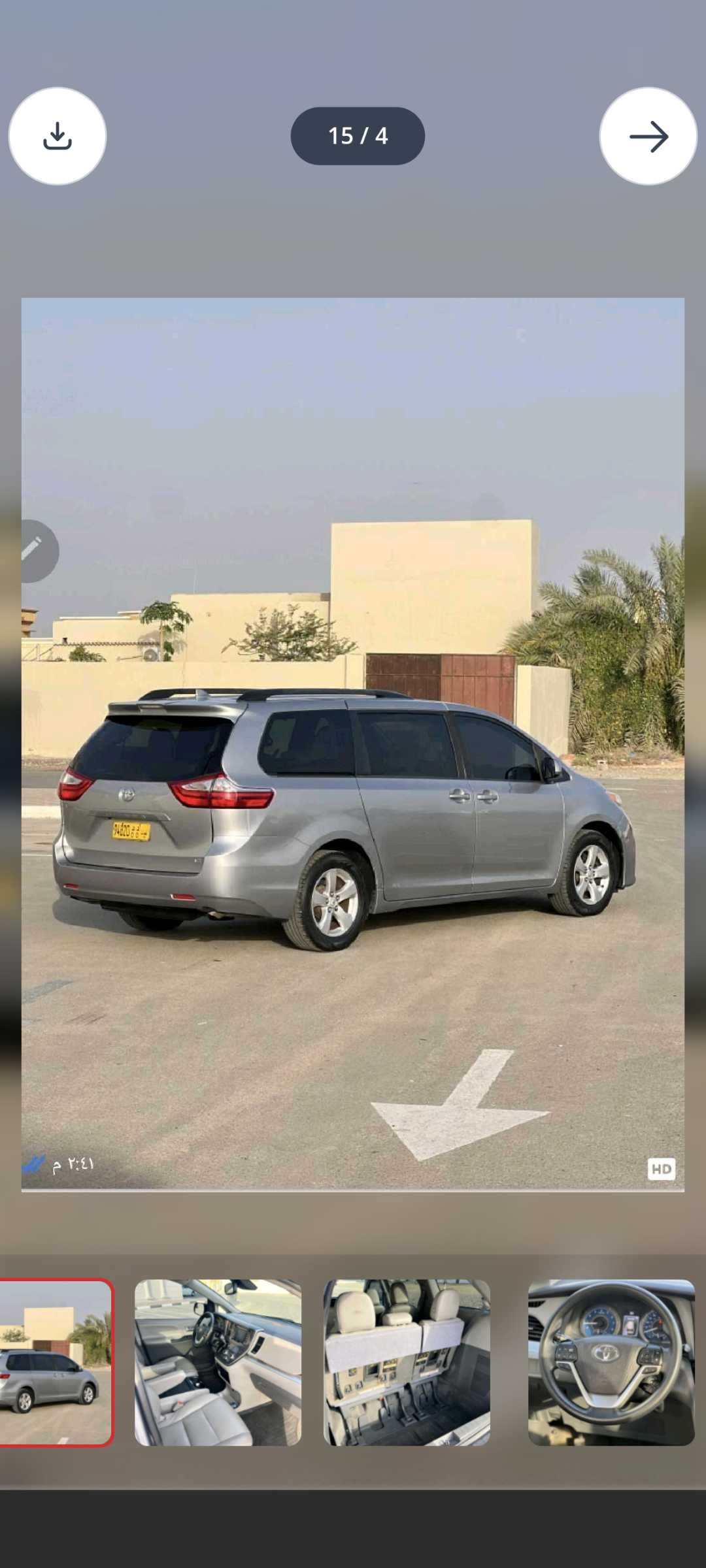 Car Image 2018 TOYOTA SIENNA 