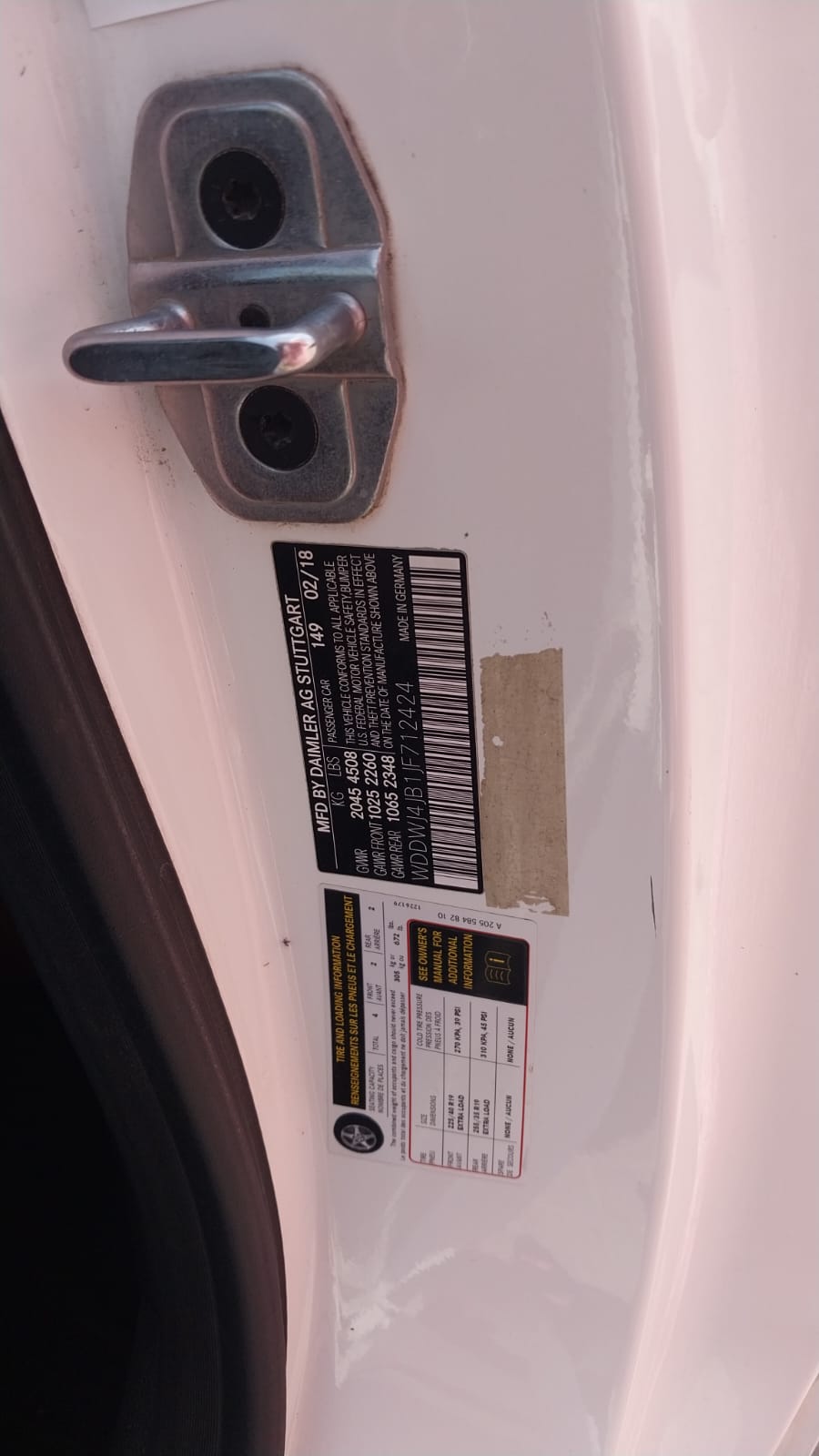 Car Image 2018 MERCEDES C Class 300