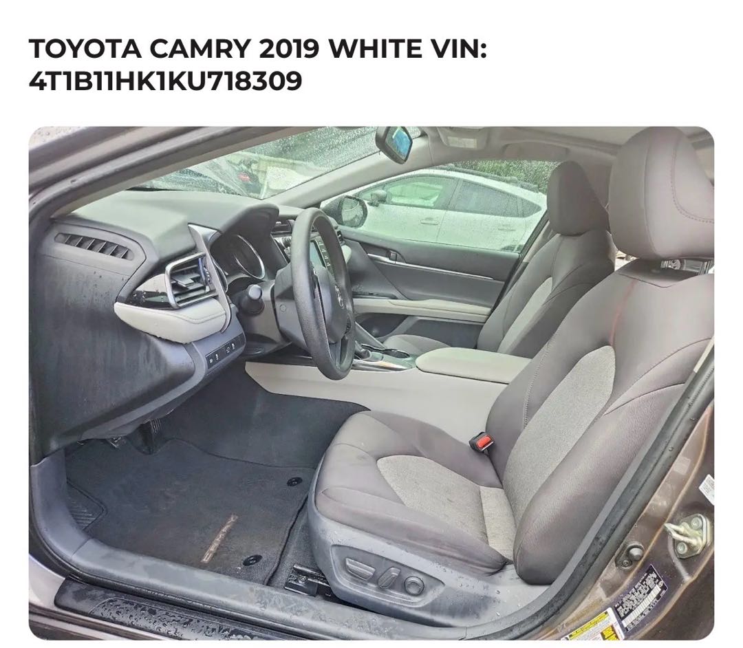 Car Image 2019 TOYOTA CAMRY LE