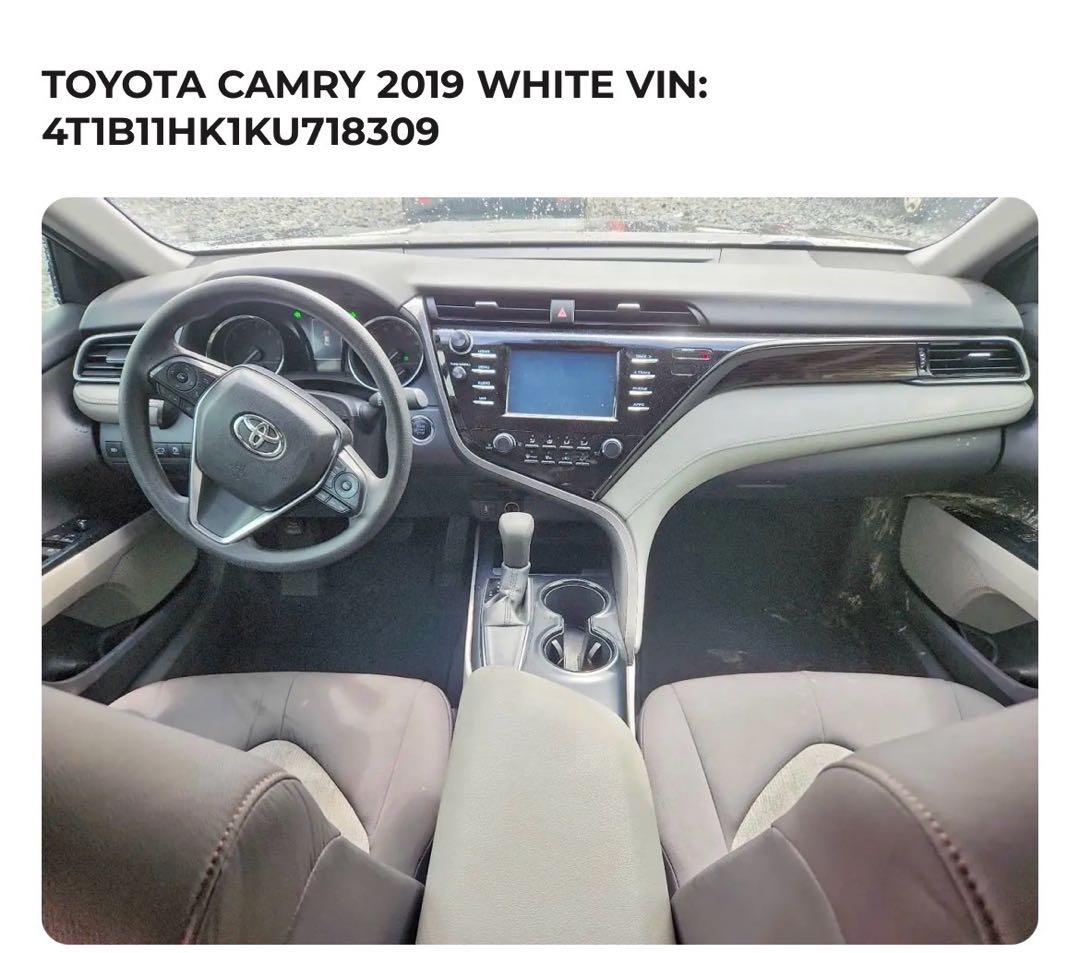 Car Image 2019 TOYOTA CAMRY LE