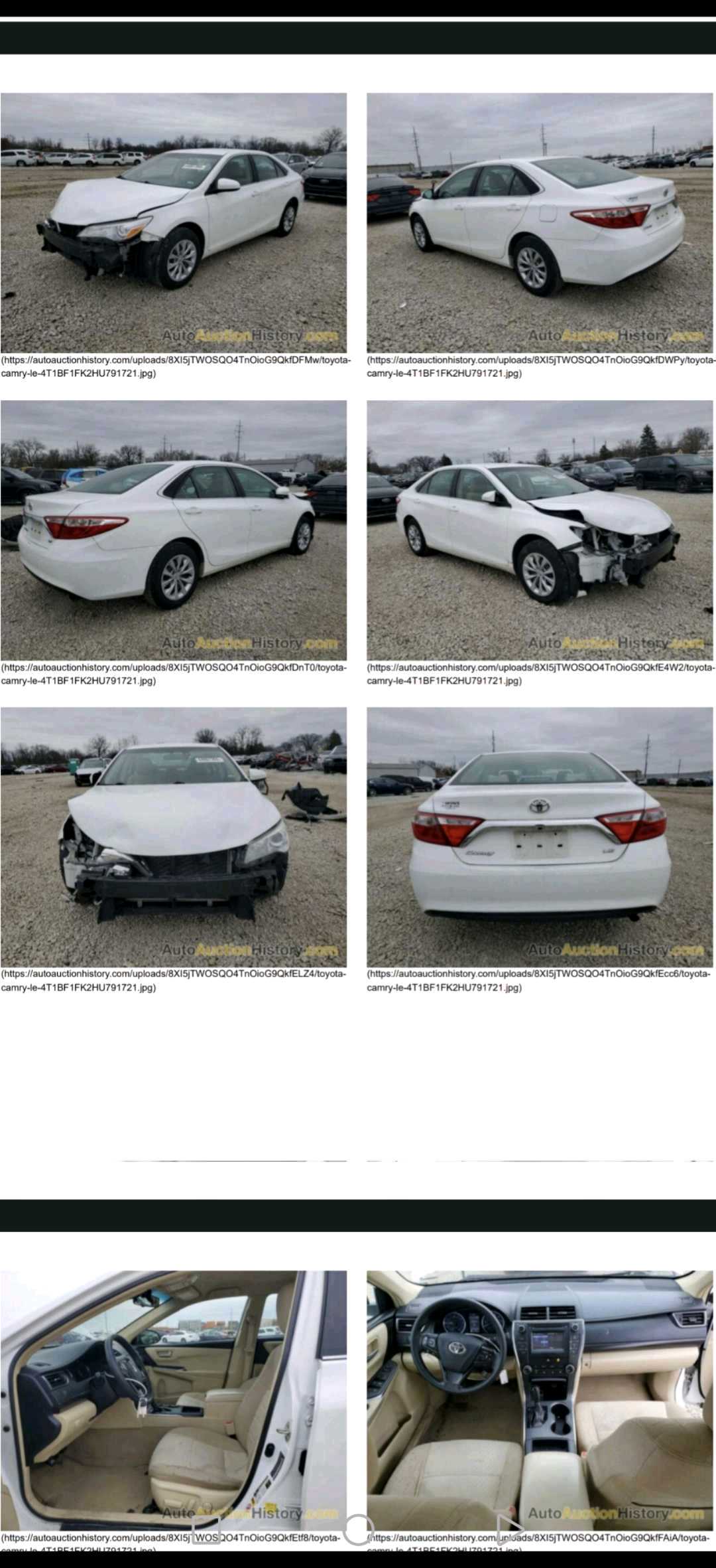 Car Image 2017 TOYOTA CAMRY LE