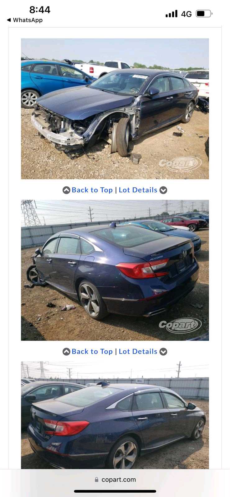 Car Image 2020 HONDA ACCORD TOURING