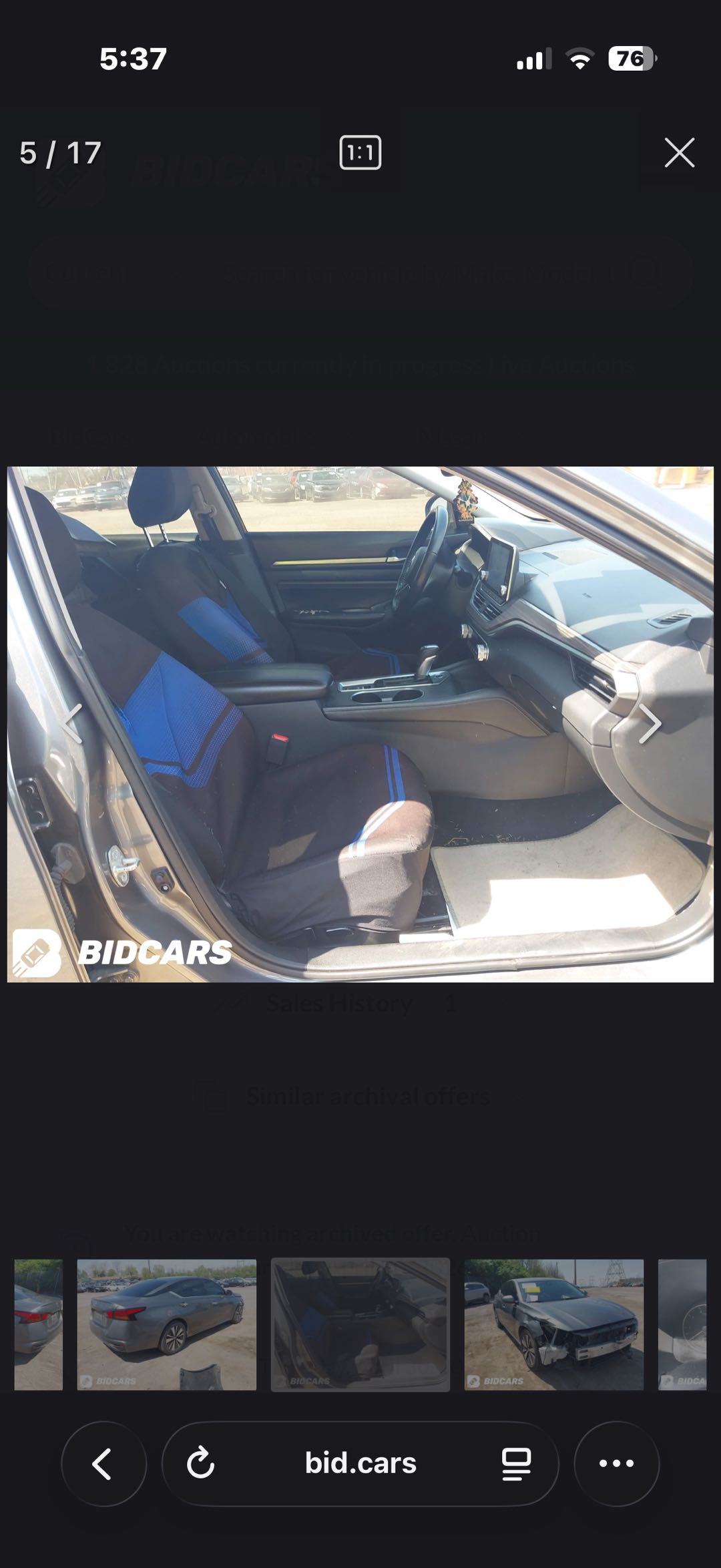 Car Image 2019 NISSAN ALTIMA SL