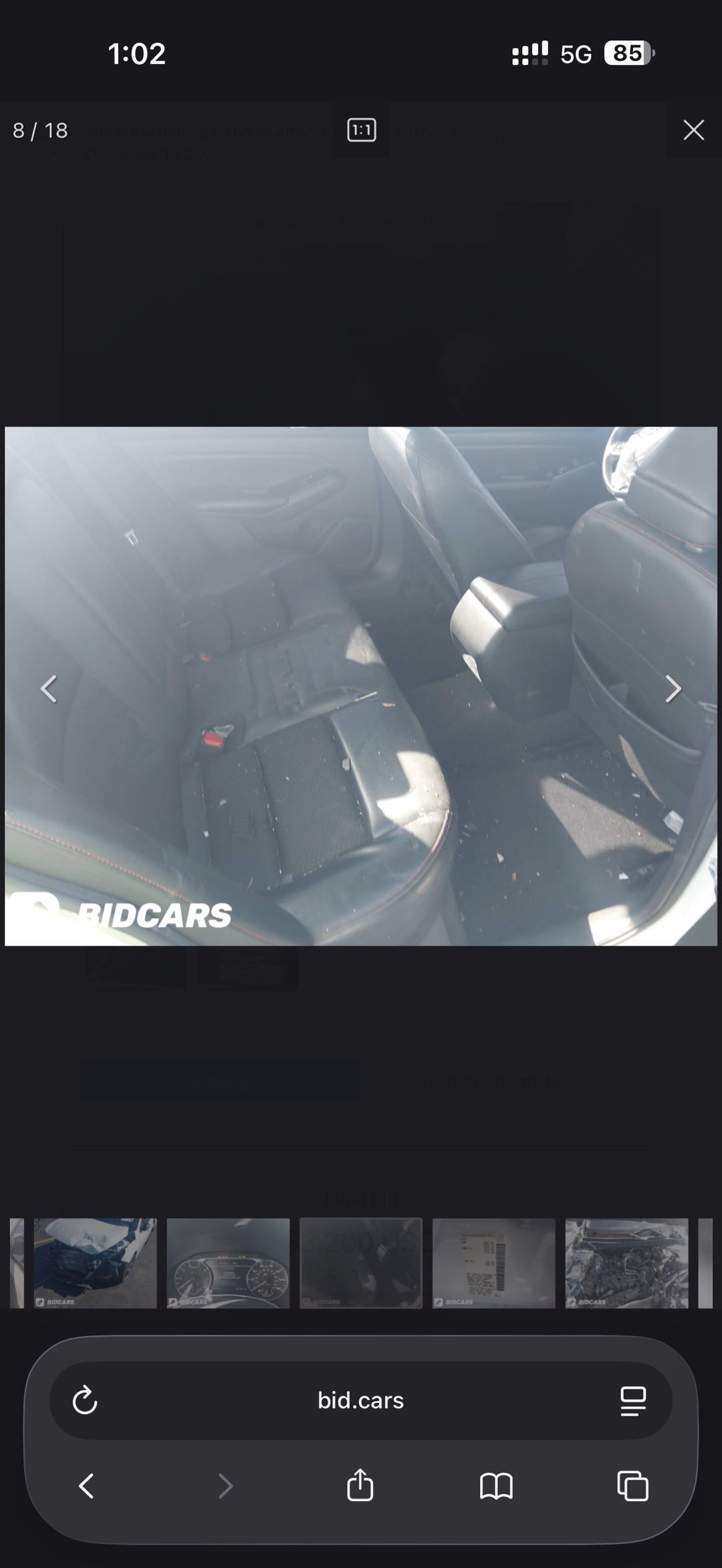 Car Image 2023 NISSAN ALTIMA SR