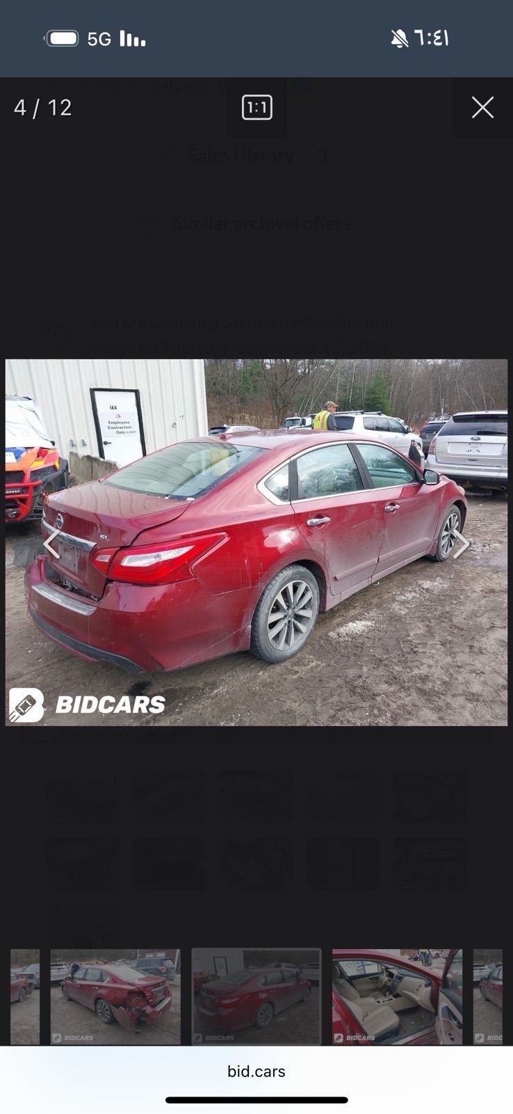 Car Image 2017 NISSAN ALTIMA SL