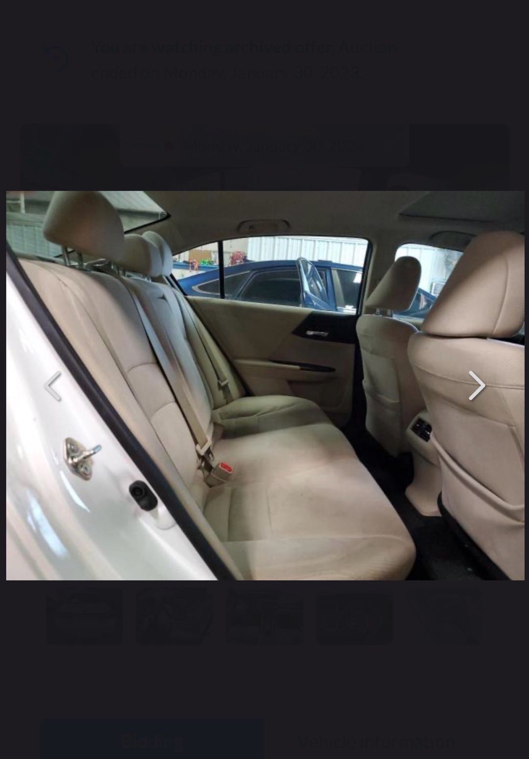 Car Image 2017 HONDA ACCORD EXL