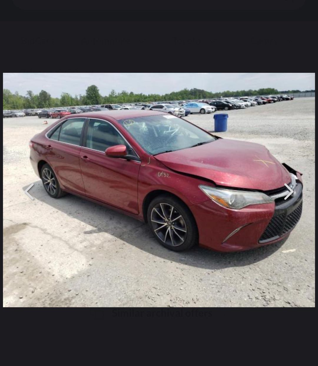 Car Image 2017 TOYOTA CAMRY XSE
