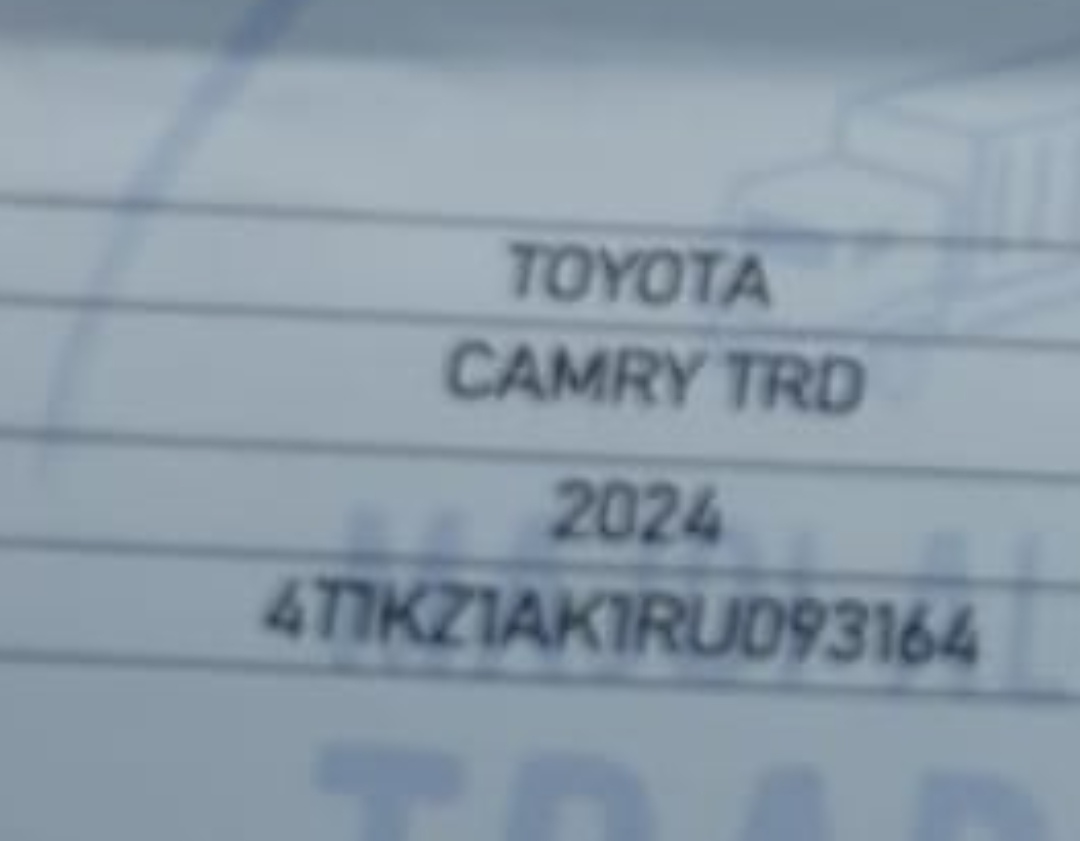 Car Image 2024 TOYOTA CAMRY TRD