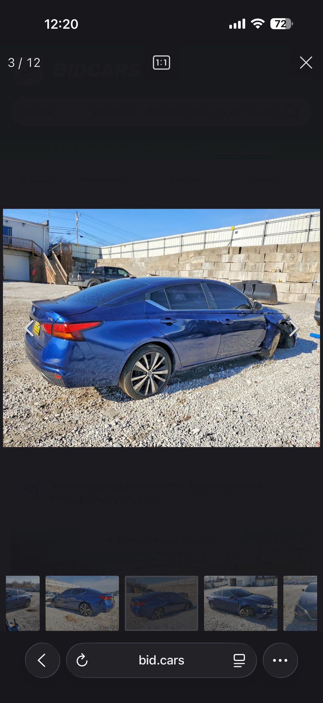 Car Image 2019 NISSAN ALTIMA SR