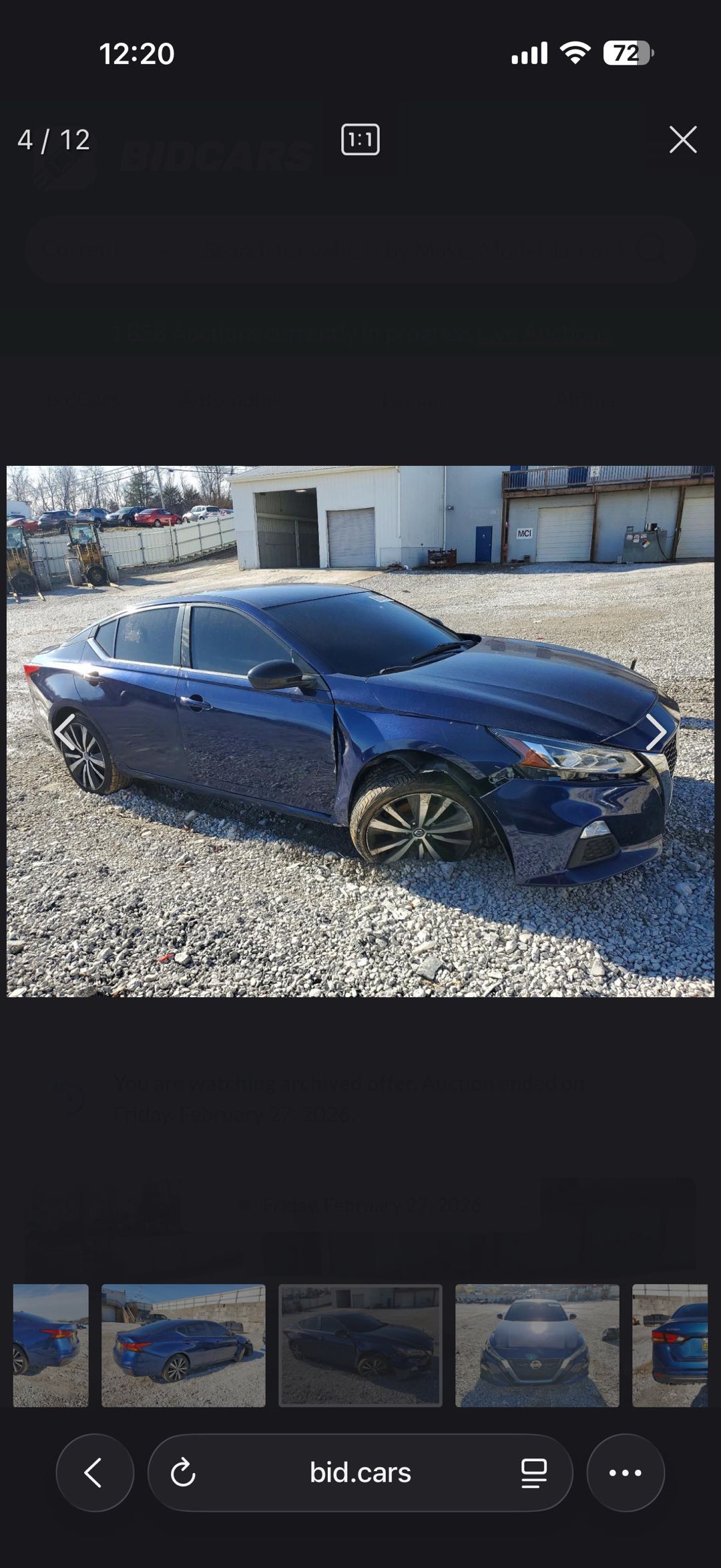 Car Image 2019 NISSAN ALTIMA SR