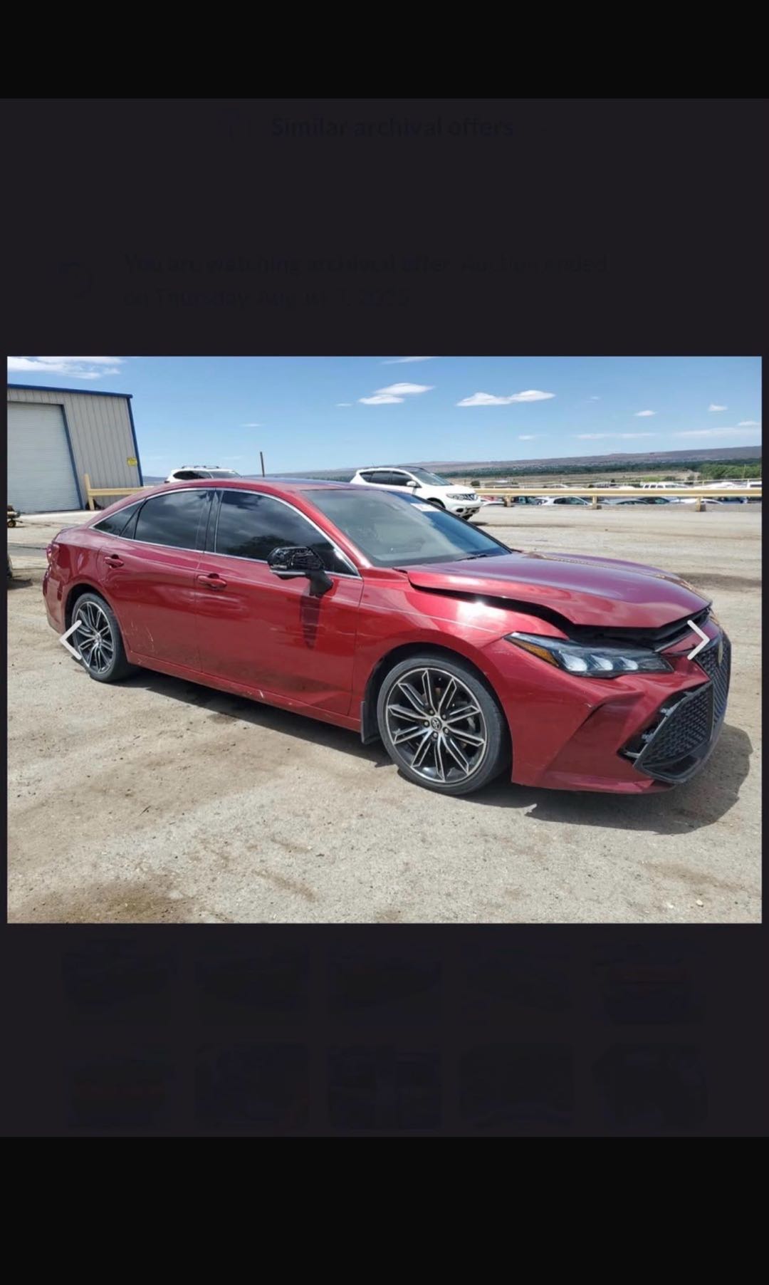 Car Image 2019 TOYOTA AVALON XSE