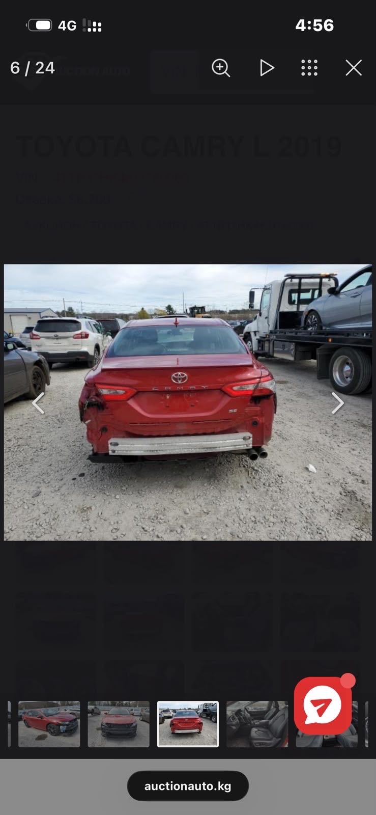 Car Image 2019 TOYOTA CAMRY XSE