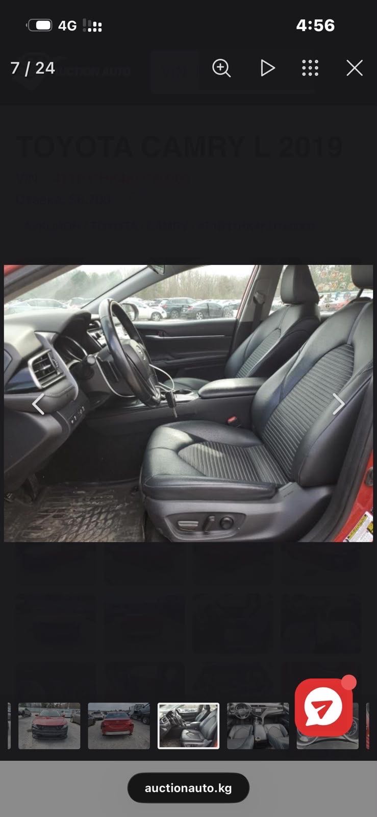 Car Image 2019 TOYOTA CAMRY XSE