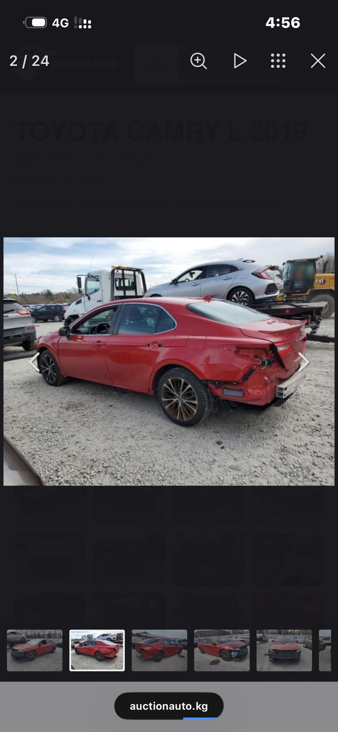 Car Image 2019 TOYOTA CAMRY SE