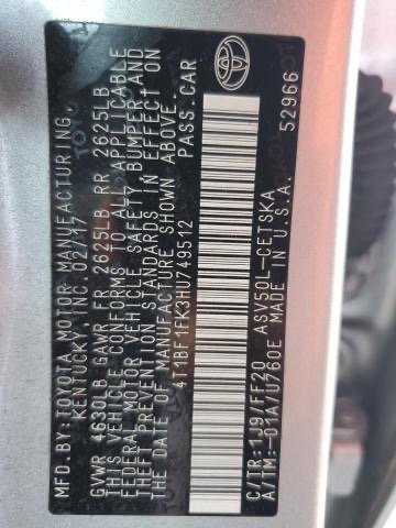 Car Image 2017 TOYOTA CAMRY