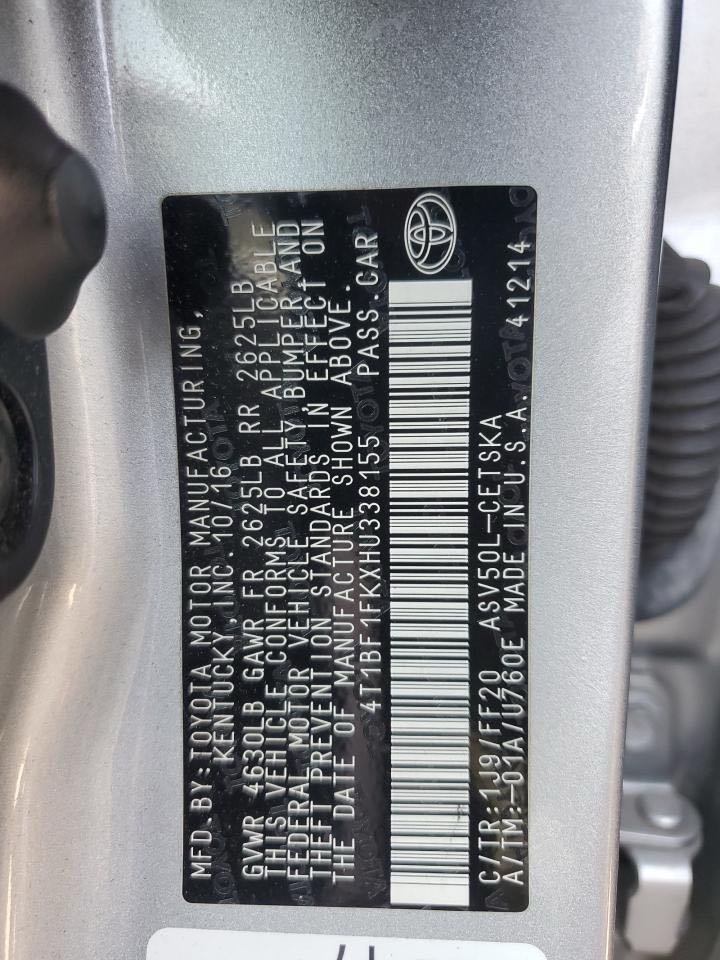 Car Image 2017 TOYOTA CAMRY