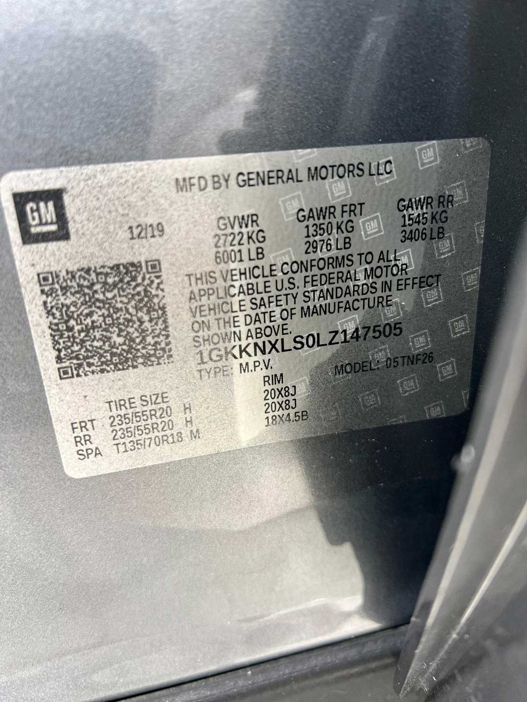 Car Image 2020 GMC ACADIA 