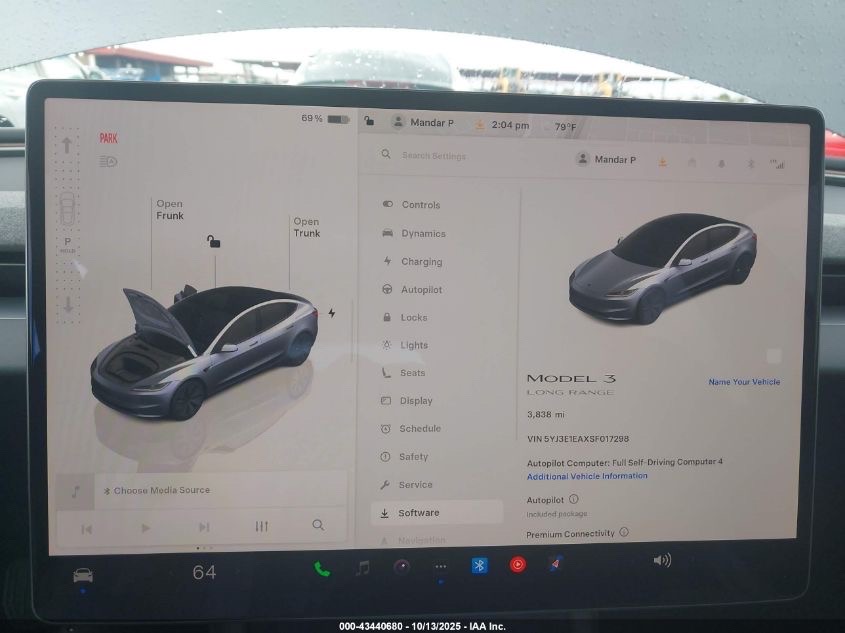 Car Image 2025 TESLA Model 3