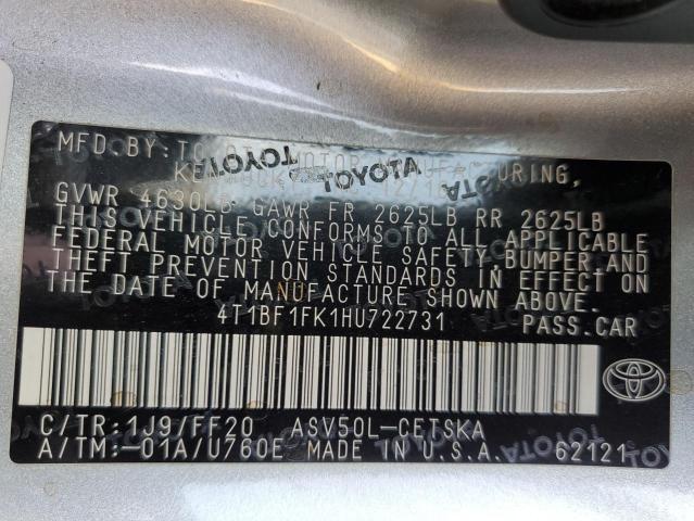 Car Image 2017 TOYOTA CAMRY