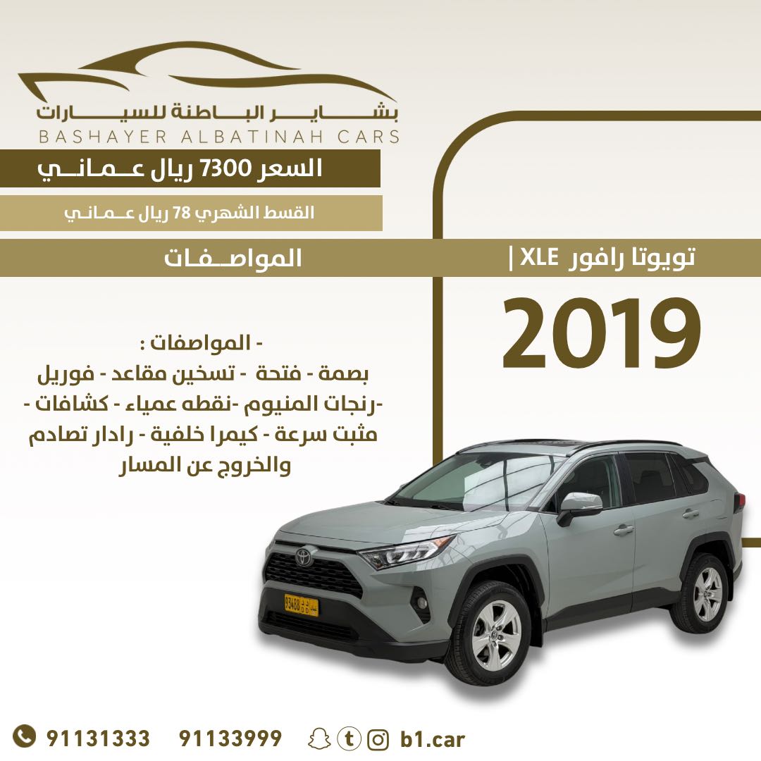 TOYOTA RAV4 XLE 2019