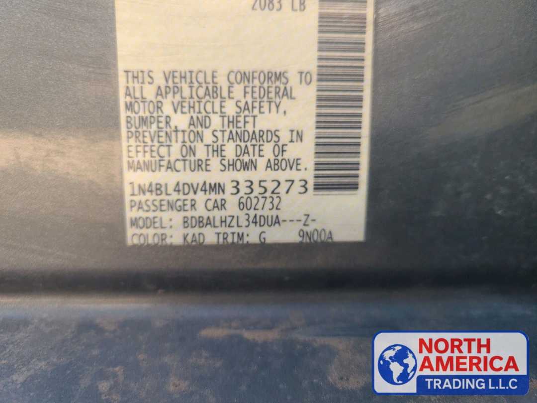 Car Image 2021 NISSAN ALTIMA
