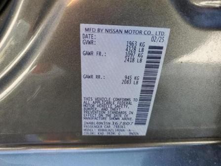Car Image 2025 NISSAN ALTIMA