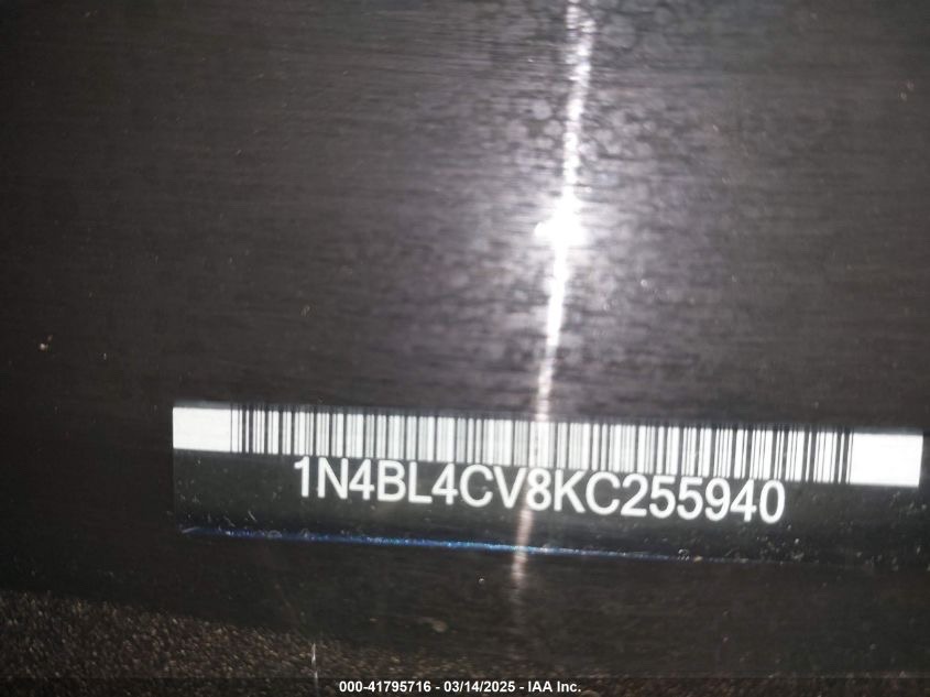 Car Image 2019 NISSAN ALTIMA