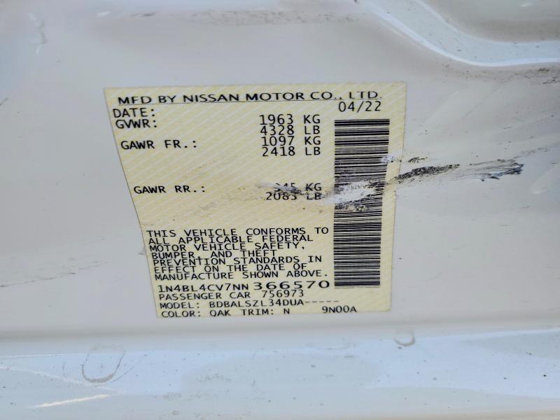 Car Image 2022 NISSAN ALTIMA