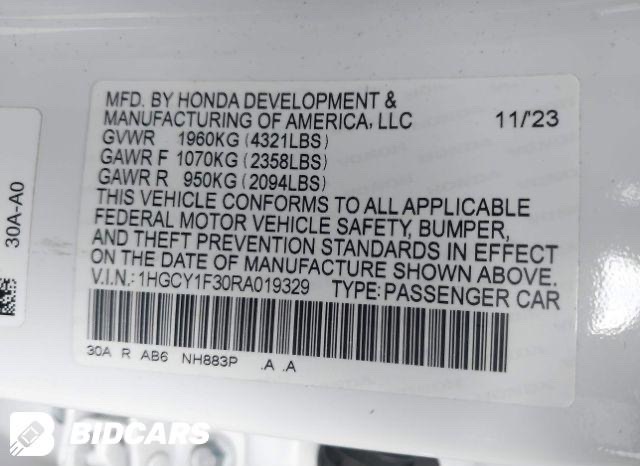 Car Image 2024 HONDA ACCORD