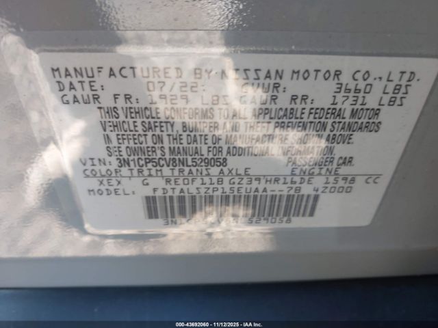Car Image 2022 NISSAN KICKS