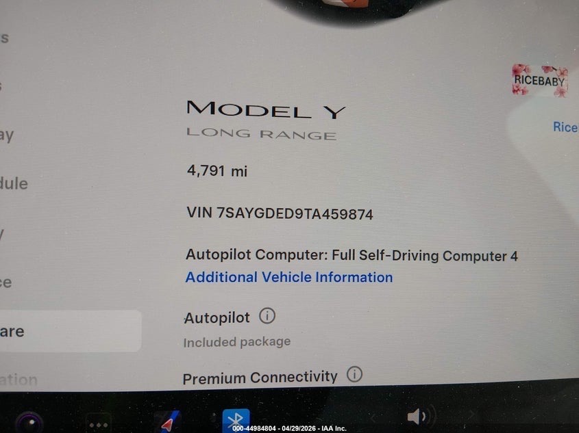 Car Image 2026 TESLA Model Y